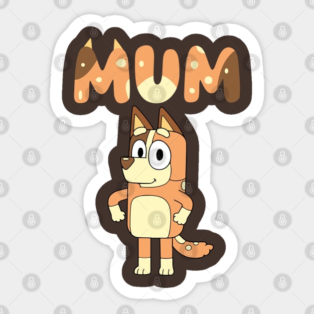 dogs mum Sticker by ONDELBETAWI